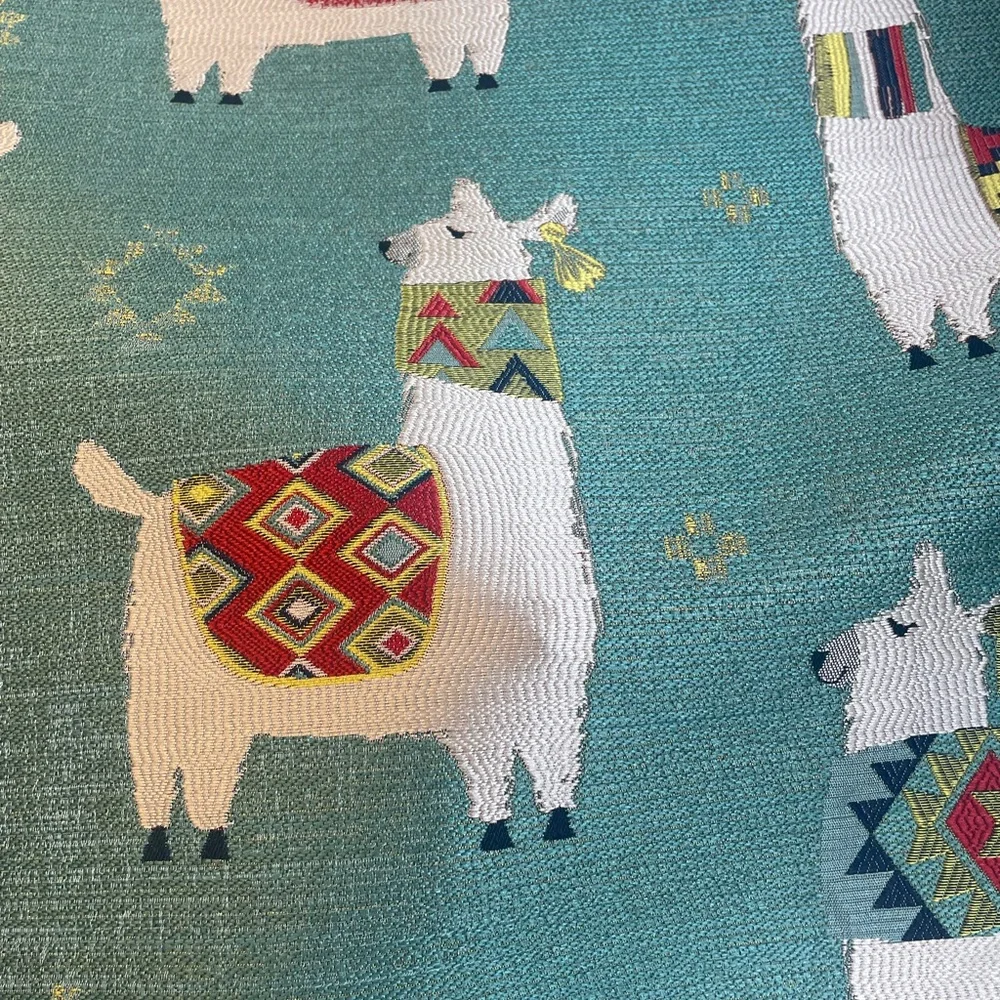 Colorful Llama Tapestry Art